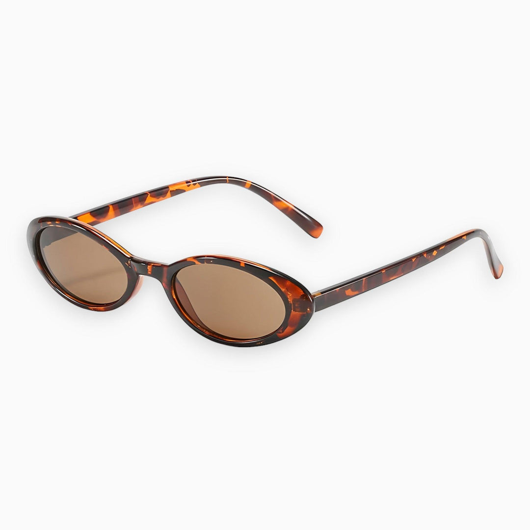 CALORA_ Retro Elegante Zonnebril met UV-bescherming voor Zonnige Dagen