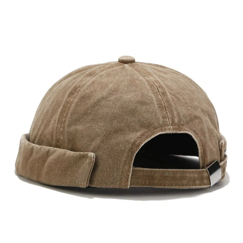 CALORA_ Retro Katoenen Beanie