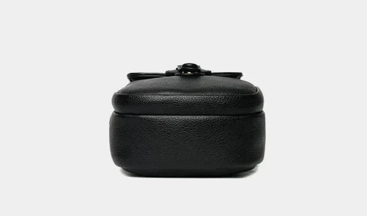 CALORA_ Retro Leren Dameshandtas met Schouderband en Compartmenten