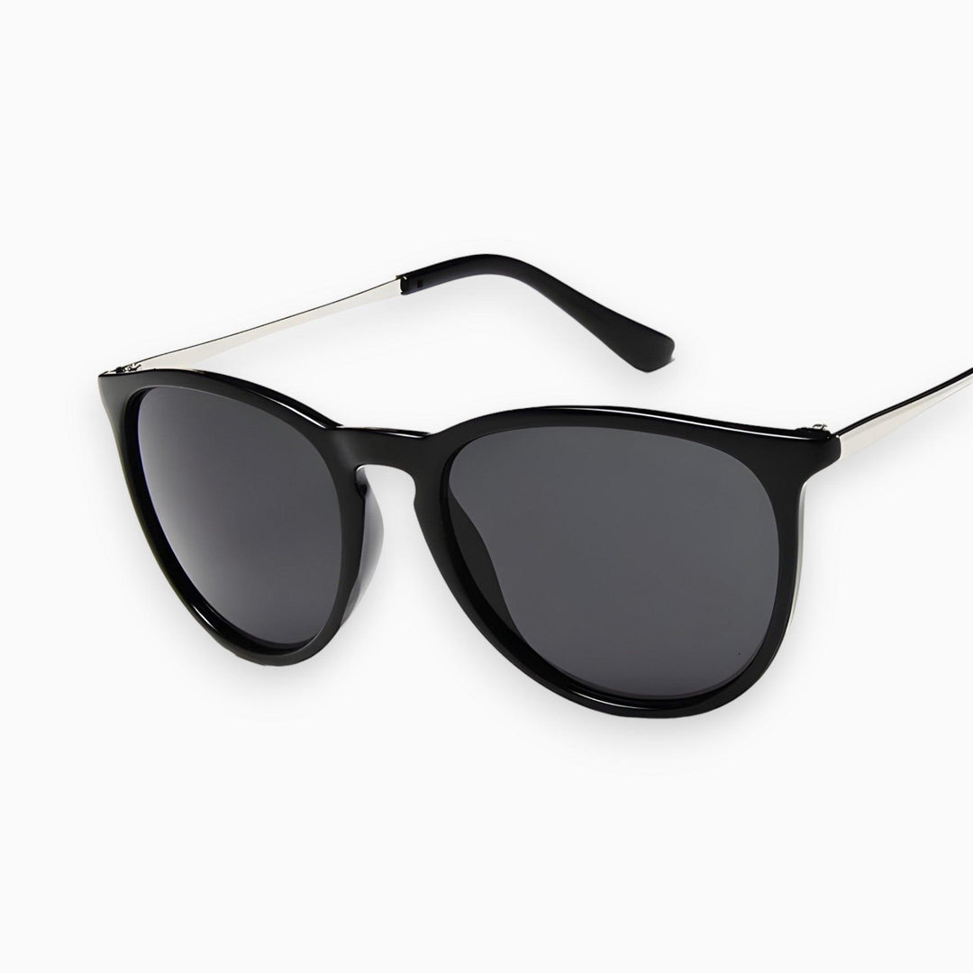 CALORA_ Retro Lila Cat Eye Zonnebril voor Vrouwen met UV-bescherming
