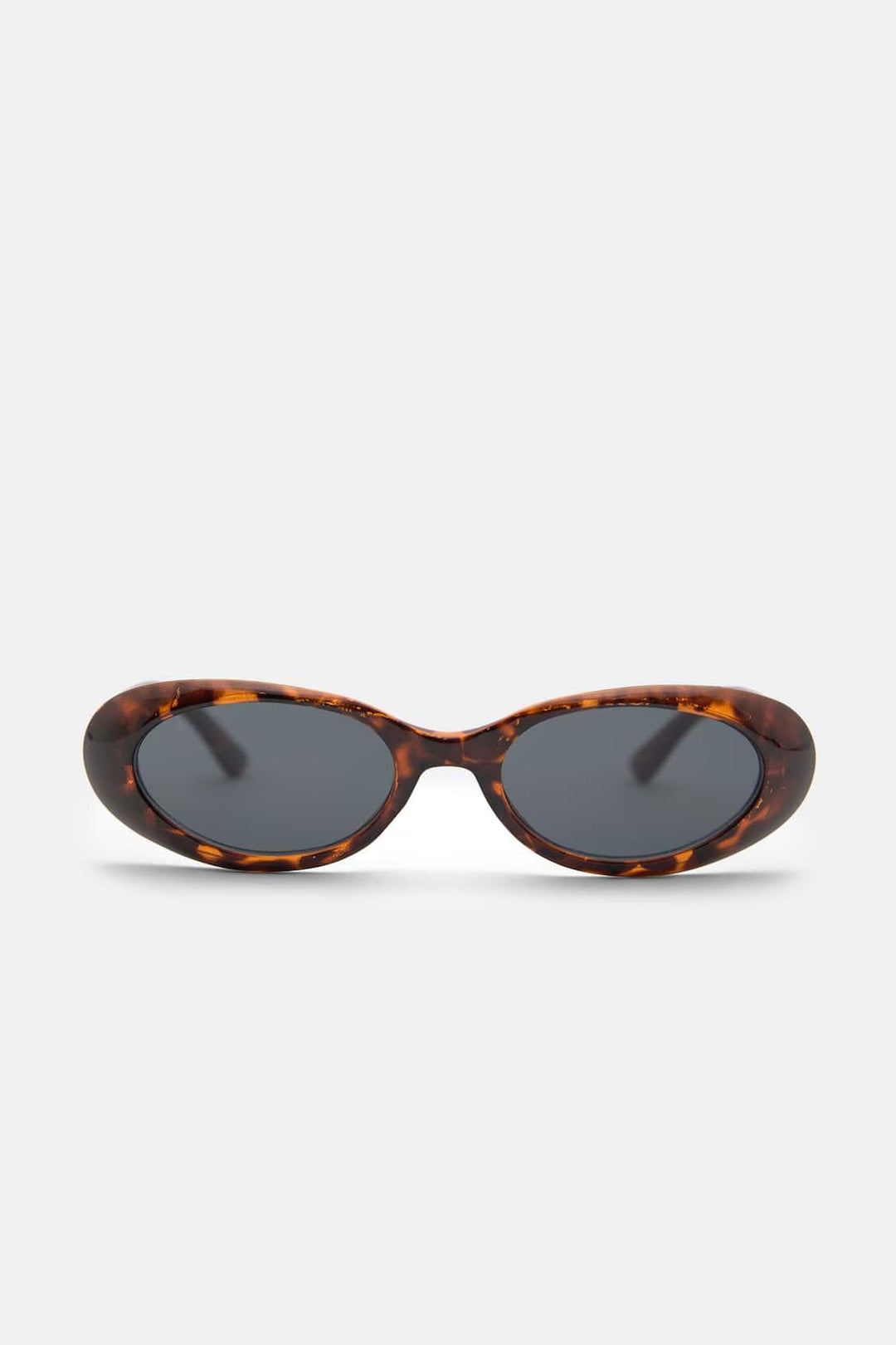 CALORA_ Retro Ovalen Zonnebril in Jaren 90 Stijl met Vintage Charme
