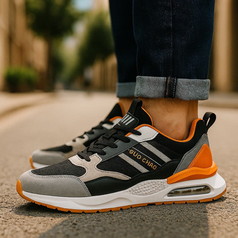 CALORA_ Retro Sneakers voor Heren in Sportief en Stijlvol Ontwerp