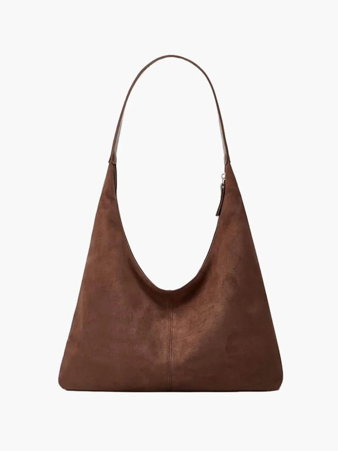 CALORA_ Retro Suede Large-Capacity Schoudertas voor Vrouwen