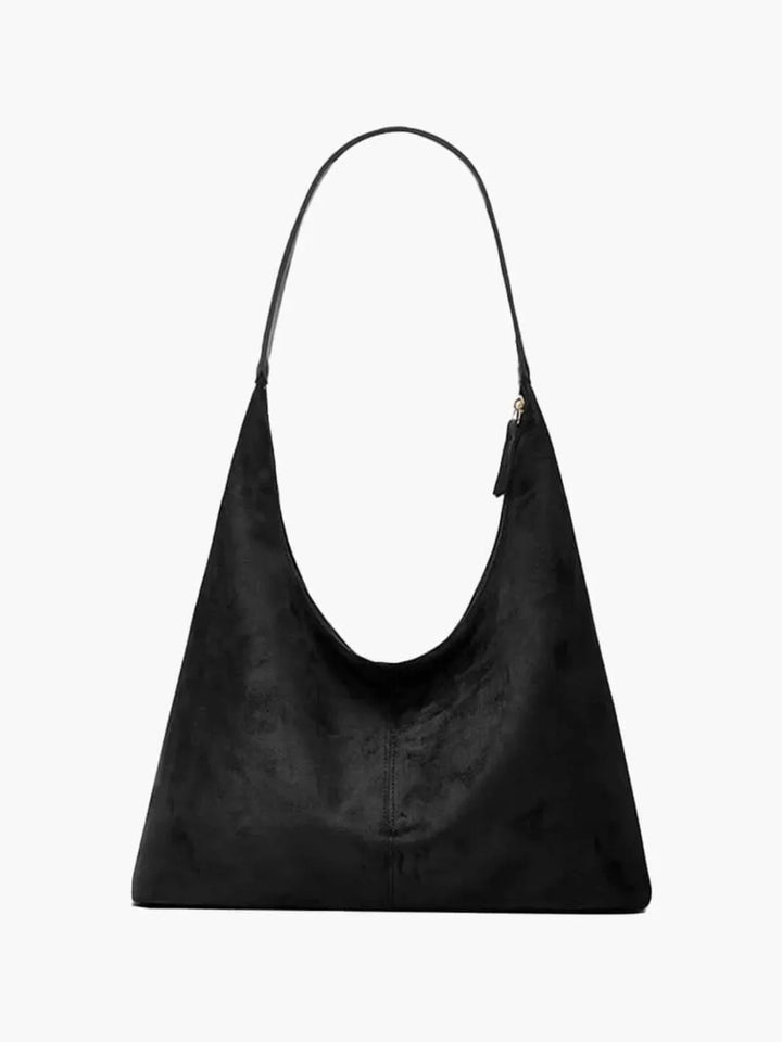 CALORA_ Retro Suede Large-Capacity Schoudertas voor Vrouwen