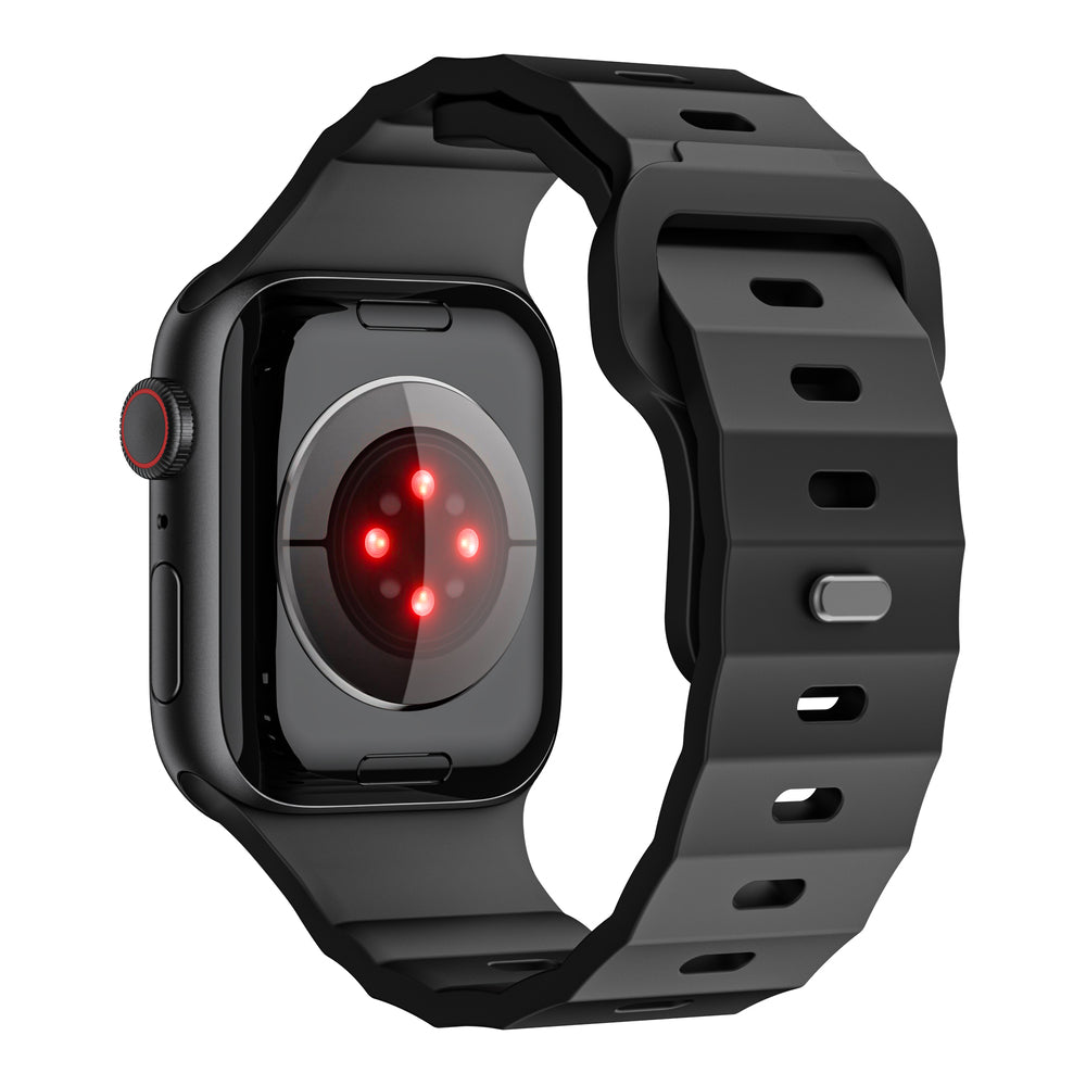 CALORA_ SPX Sportband voor Apple Watch met Verstelbare Lengte en Comfort