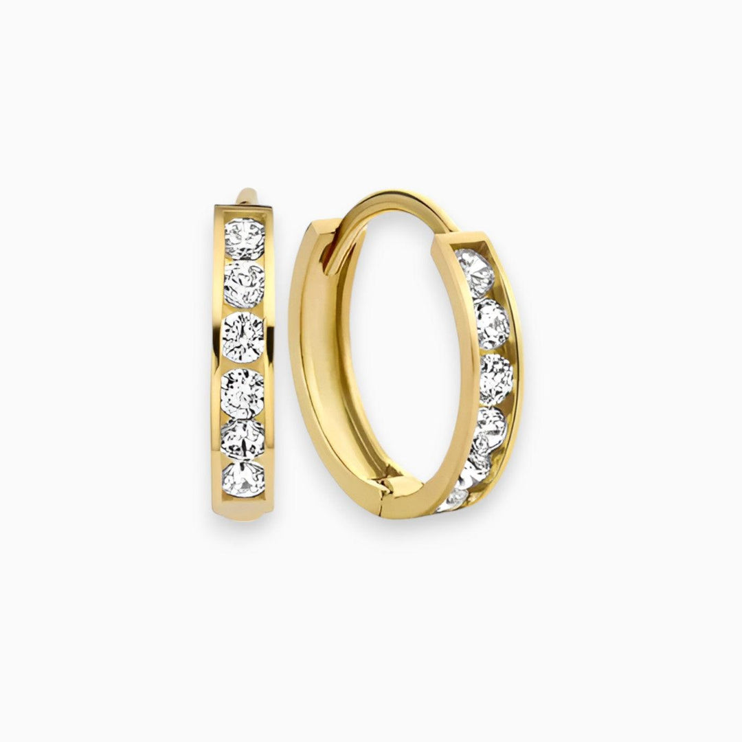 CALORA_ Serina | Tijdloze Betovering Oorbellen met diamant