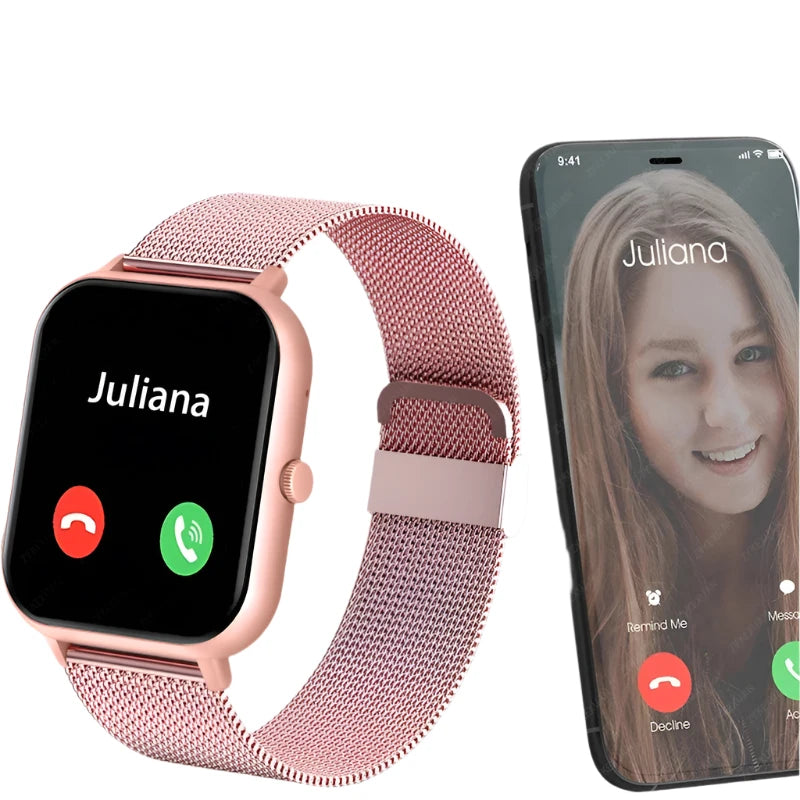 CALORA_ SmartBit | Bluetooth Smartwatch met Hartslag- en Bloedzuurstofmeting