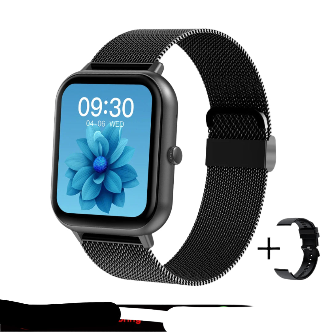 CALORA_ SmartBit | Bluetooth Smartwatch met Hartslag- en Bloedzuurstofmeting