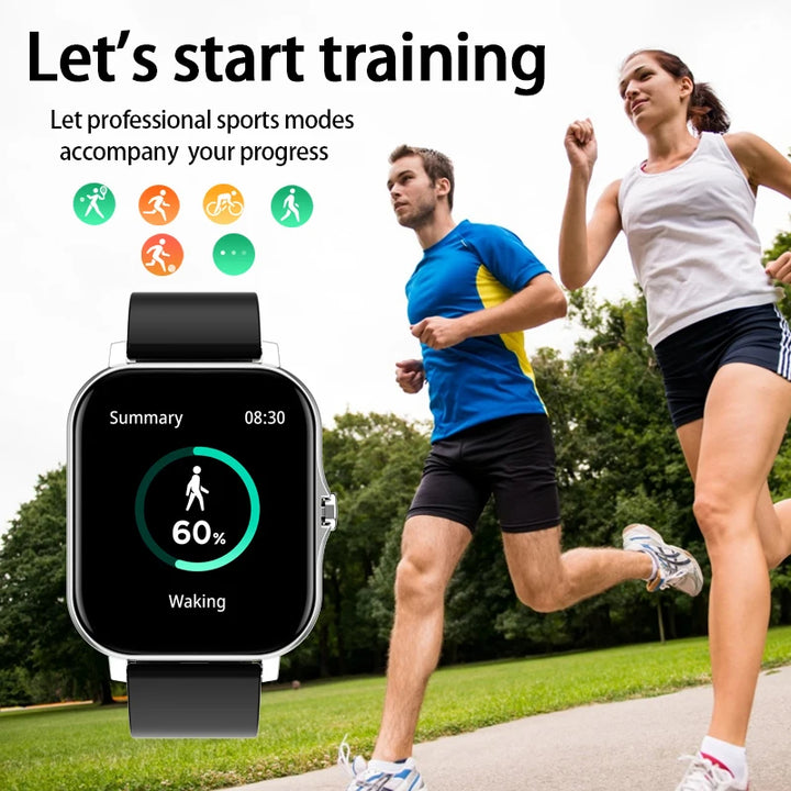 CALORA_ SmartPulse | Draadloze Smartwatch met Sportmodi