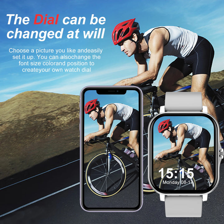 CALORA_ SmartPulse | Draadloze Smartwatch met Sportmodi