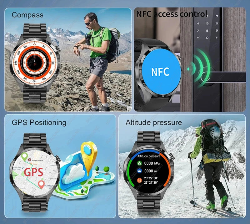 CALORA_ SmartPulse | Multifunctionele GPS Fitness Smartwatch