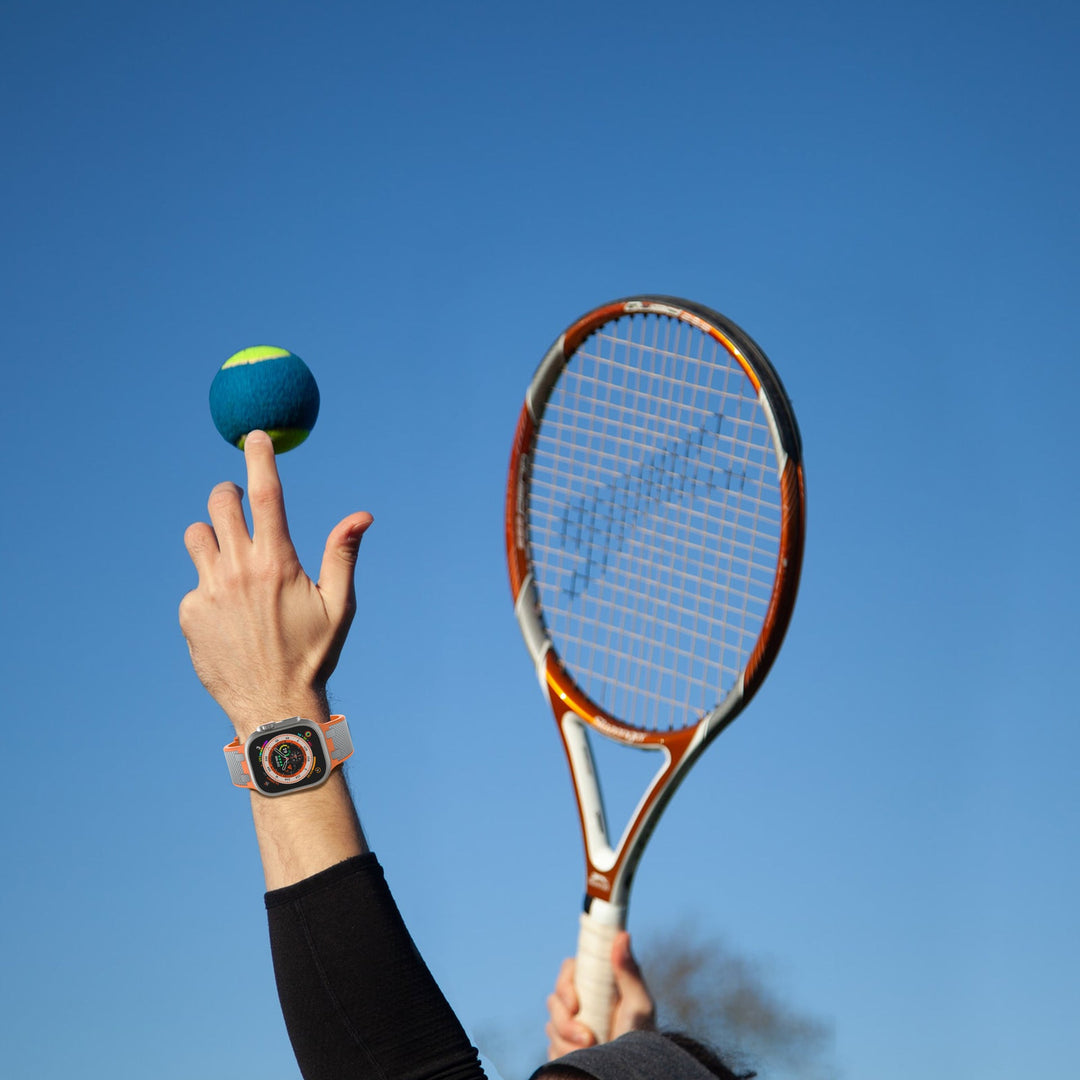 CALORA_ Smartpulse - Dubbele Kleur Bijpassende Siliconen Band Voor Apple Watch