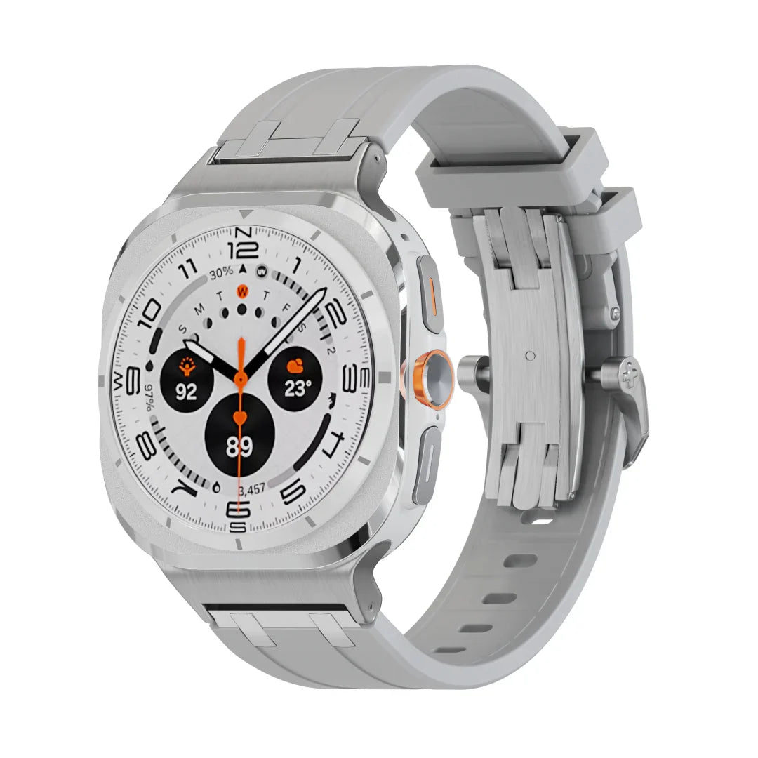 CALORA_ Smartpulse - Siliconen Band Met Vlindergesp Voor Galaxy Watch Ultra