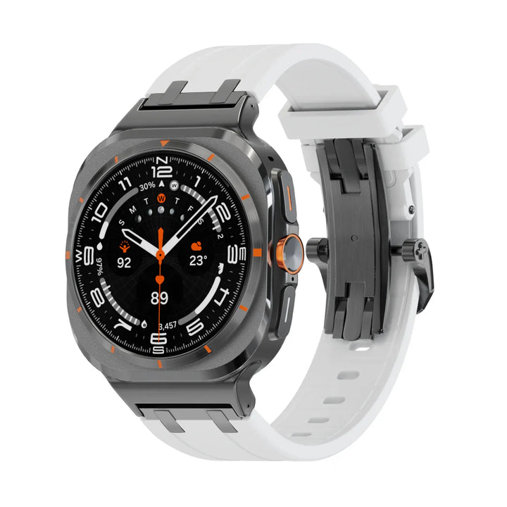 CALORA_ Smartpulse - Siliconen Band Met Vlindergesp Voor Galaxy Watch Ultra