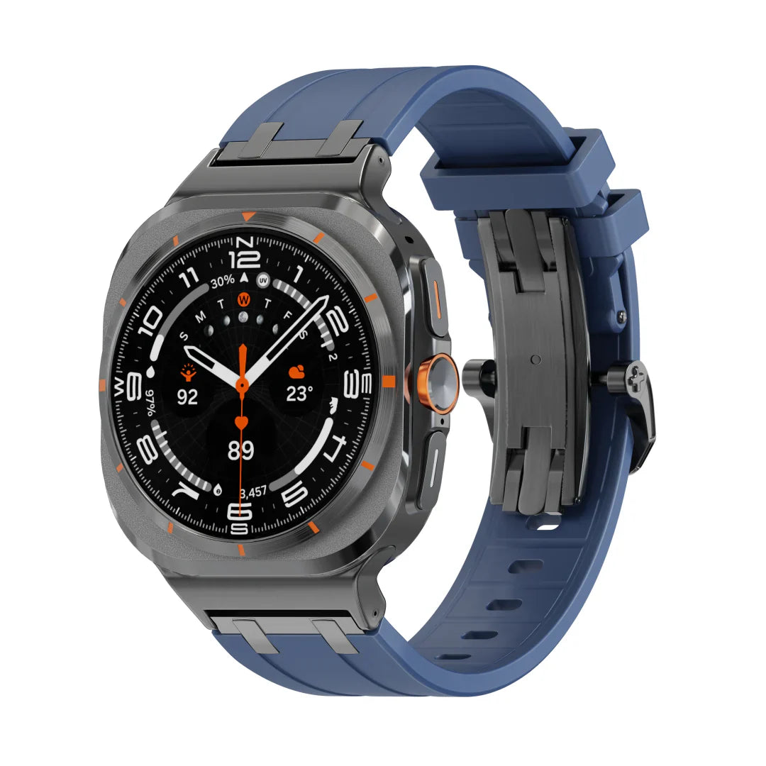 CALORA_ Smartpulse - Siliconen Band Met Vlindergesp Voor Galaxy Watch Ultra