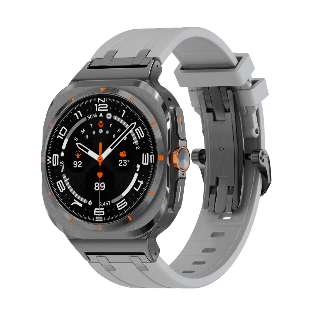 CALORA_ Smartpulse - Siliconen Band Met Vlindergesp Voor Galaxy Watch Ultra