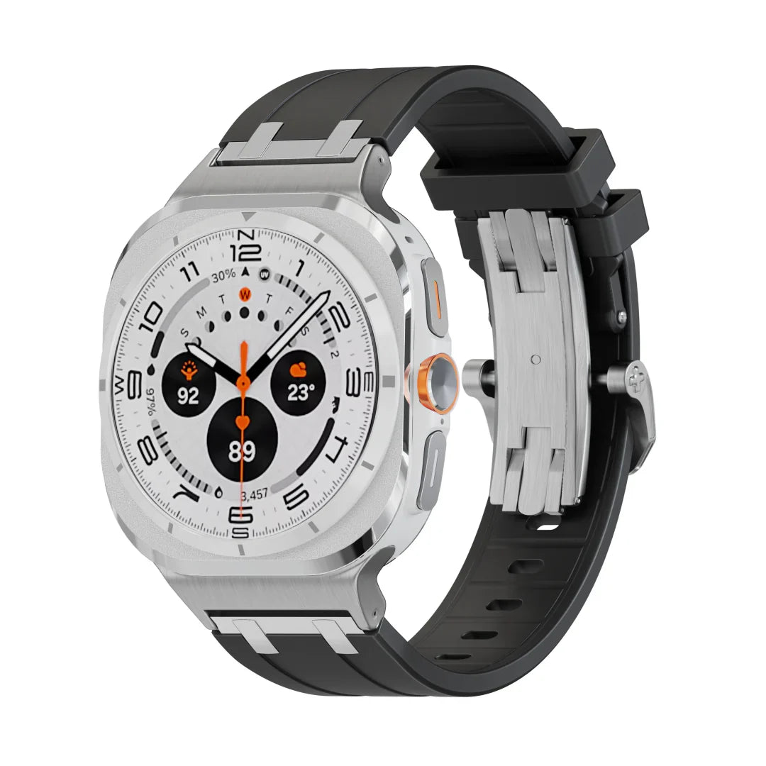 CALORA_ Smartpulse - Siliconen Band Met Vlindergesp Voor Galaxy Watch Ultra
