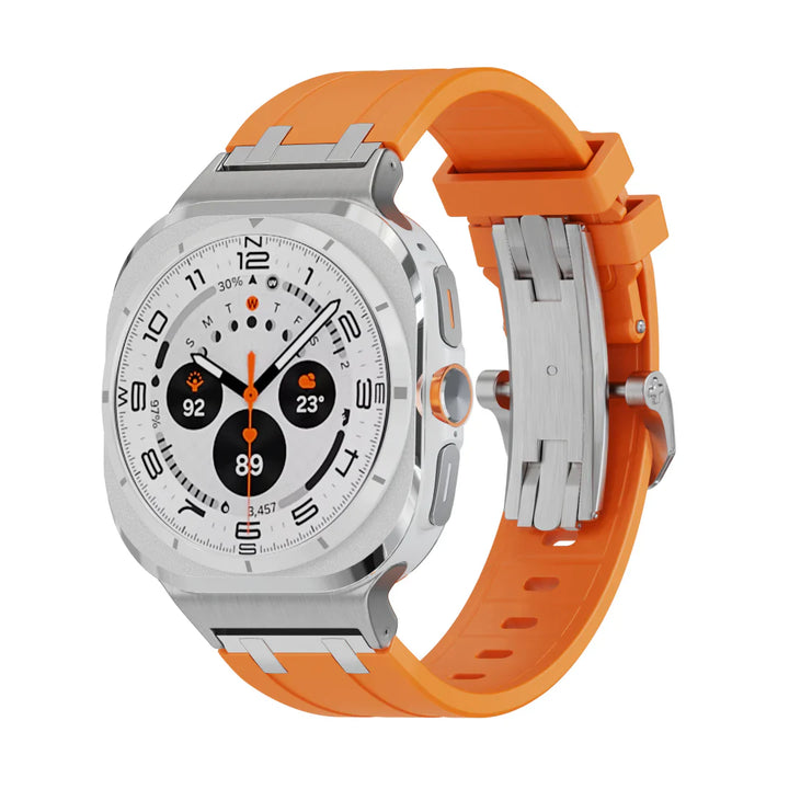 CALORA_ Smartpulse - Siliconen Band Met Vlindergesp Voor Galaxy Watch Ultra
