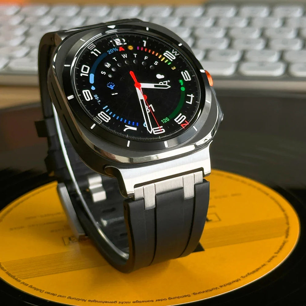 CALORA_ Smartpulse - Siliconen Band Voor Samsung Galaxy Watch Ultra van Hoogwaardige Kwaliteit