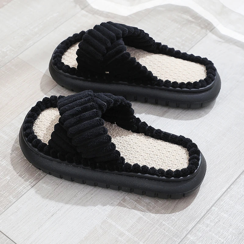 CALORA_ Sophie | Zachte Open-Teen Slippers