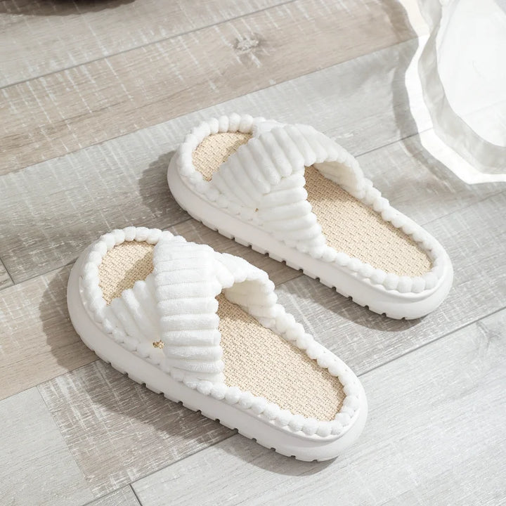 CALORA_ Sophie | Zachte Open-Teen Slippers