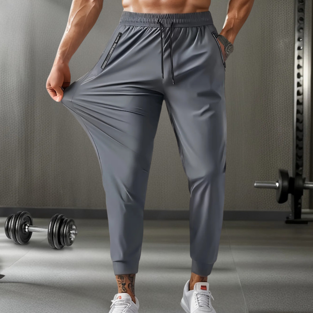 CALORA_ Sport Broek voor Heren met Verstelbare Taille van Lichtgewicht Nylon