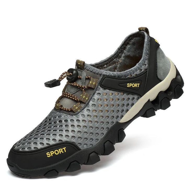 CALORA_ Sportieve Outdoor Wandelschoenen met Ademend Mesh en Antislip Zool