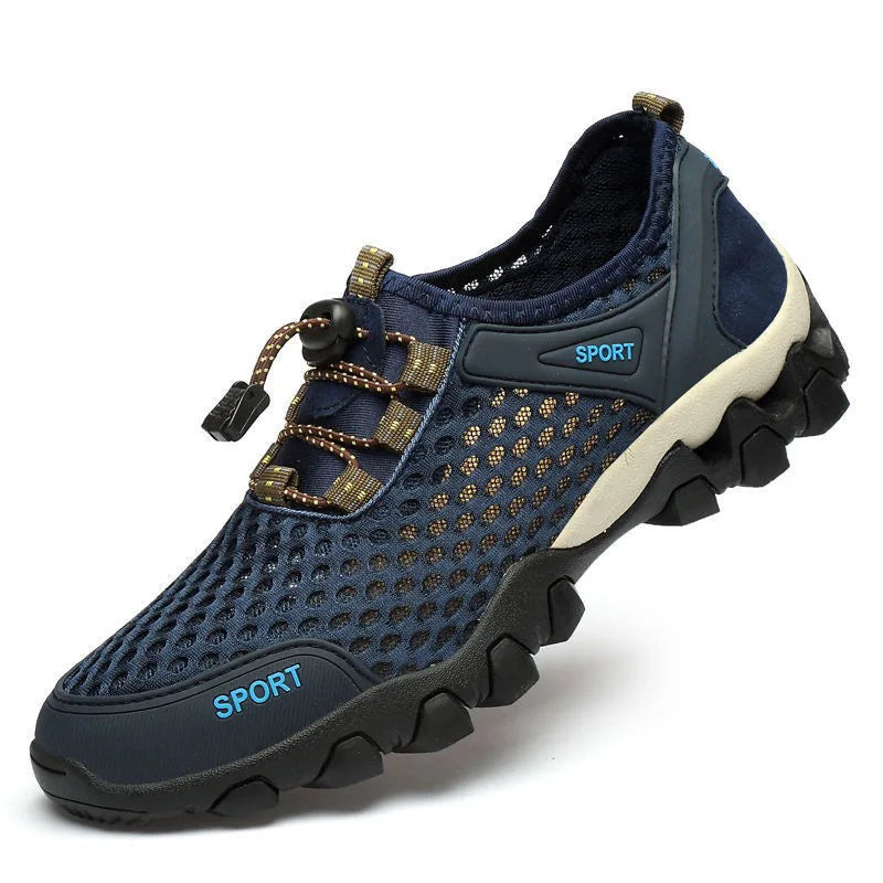 CALORA_ Sportieve Outdoor Wandelschoenen met Ademend Mesh en Antislip Zool