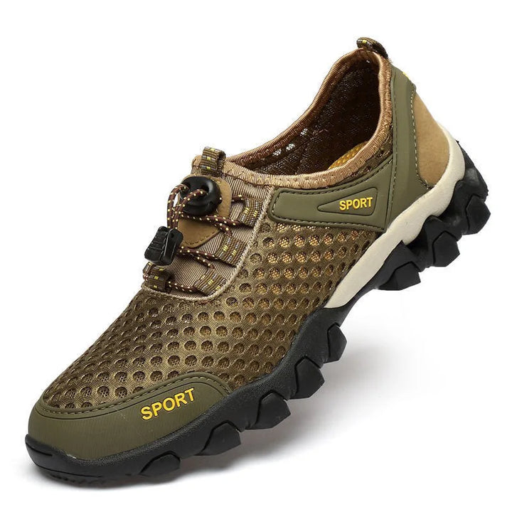 CALORA_ Sportieve Outdoor Wandelschoenen met Ademend Mesh en Antislip Zool