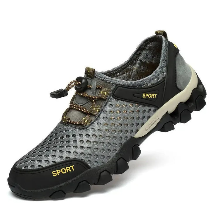 CALORA_ Sportieve Outdoor Wandelschoenen met Ademend Mesh en Antislip Zool
