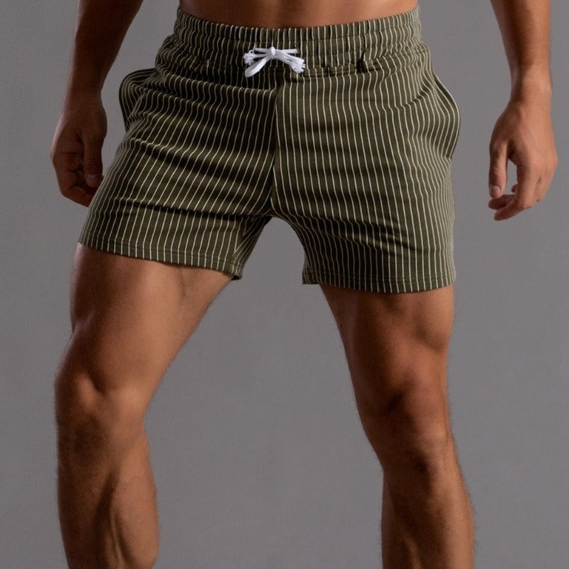 CALORA_ Stijlvolle Comfortabele Gestreepte Shorts voor Mannen voor Zomer