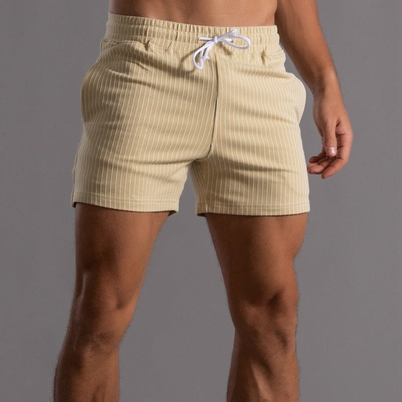 CALORA_ Stijlvolle Comfortabele Gestreepte Shorts voor Mannen voor Zomer