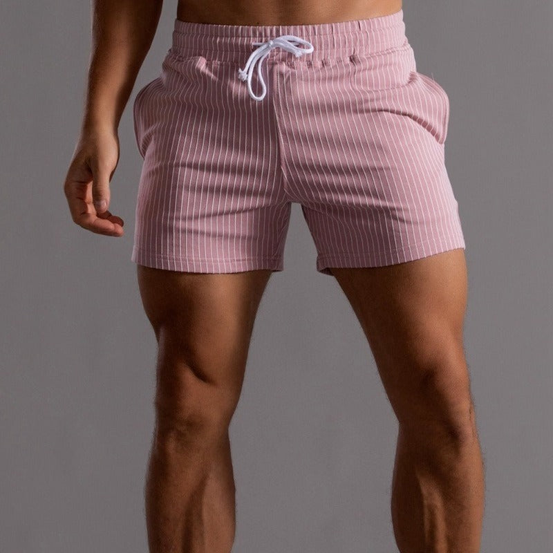 CALORA_ Stijlvolle Comfortabele Gestreepte Shorts voor Mannen voor Zomer