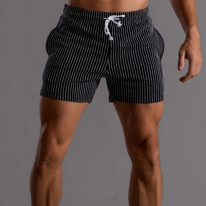 CALORA_ Stijlvolle Comfortabele Gestreepte Shorts voor Mannen voor Zomer