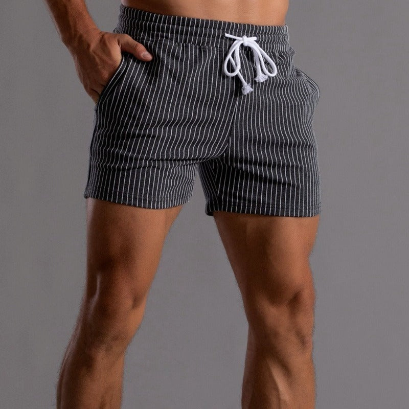 CALORA_ Stijlvolle Comfortabele Gestreepte Shorts voor Mannen voor Zomer