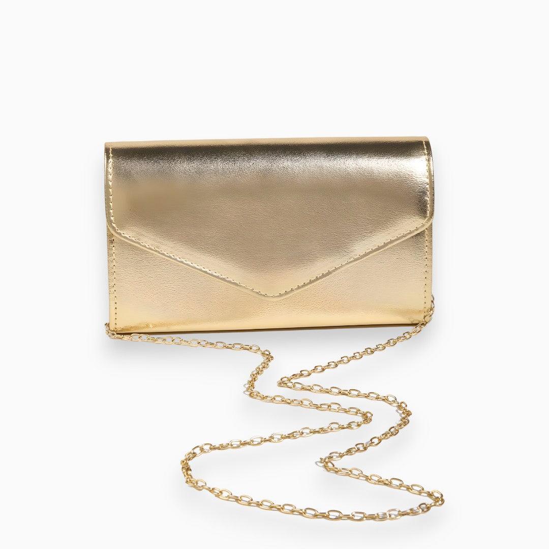 CALORA_ Stijlvolle Compacte Clutch met ketting band