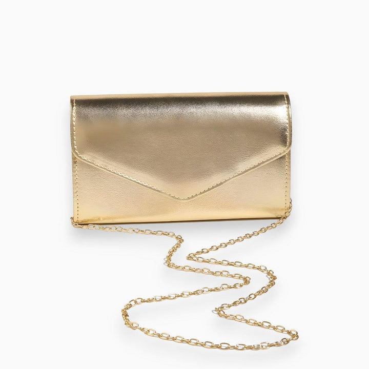 CALORA_ Stijlvolle Compacte Clutch met ketting band