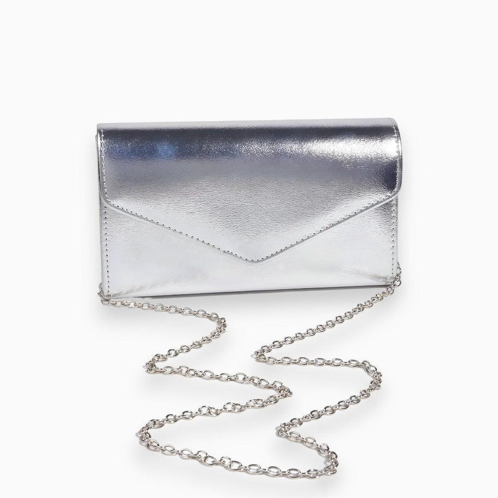 CALORA_ Stijlvolle Compacte Clutch met ketting band