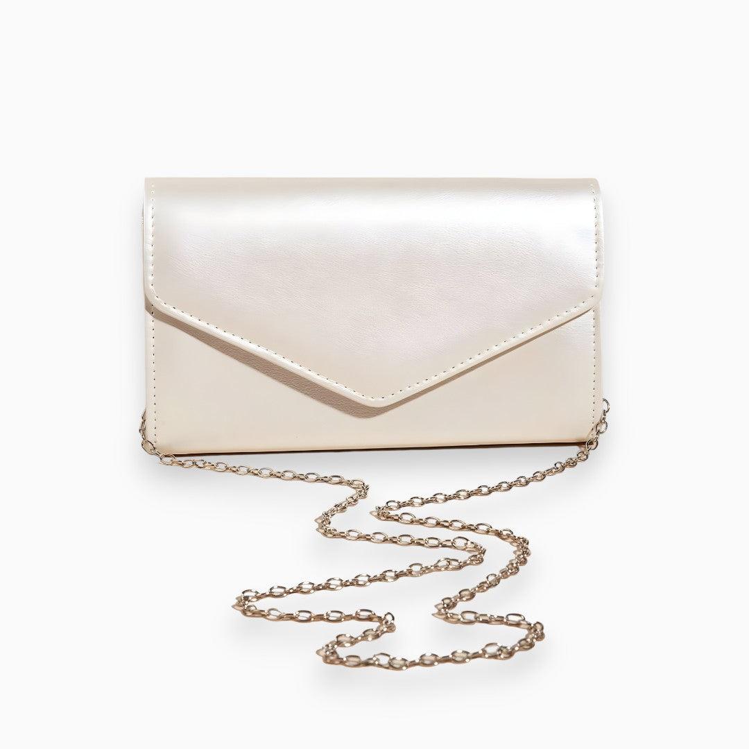 CALORA_ Stijlvolle Compacte Clutch met ketting band