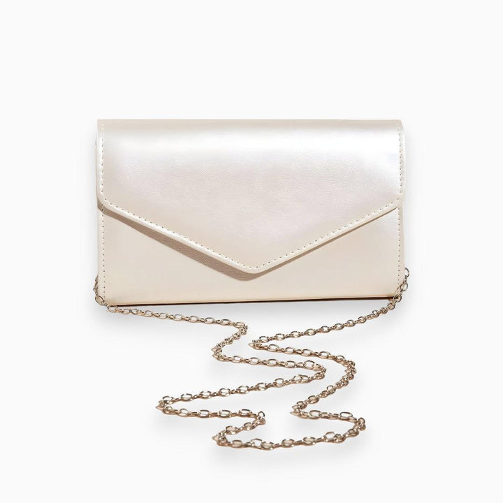 CALORA_ Stijlvolle Compacte Clutch met ketting band