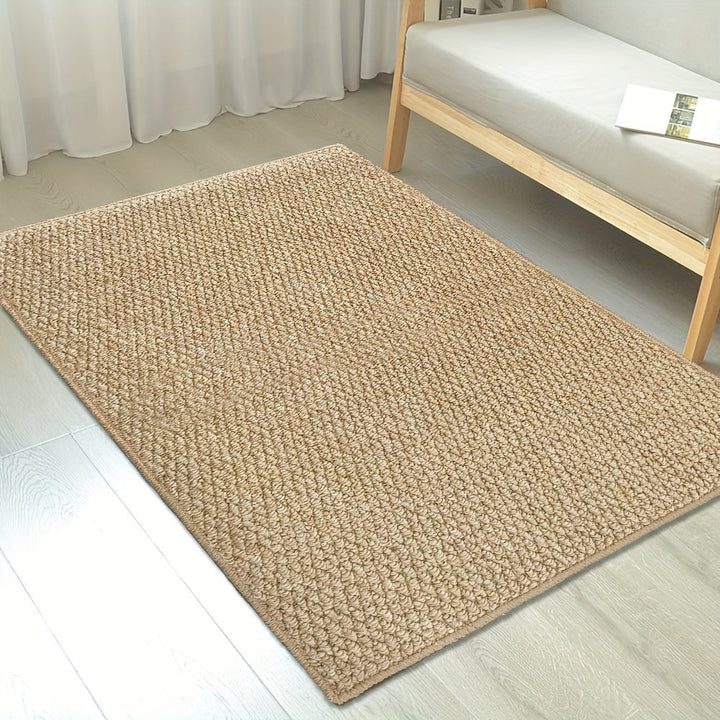 CALORA_ Stijlvolle Jute Deurmat - Zacht, Absorberend voor Binnen en Buiten