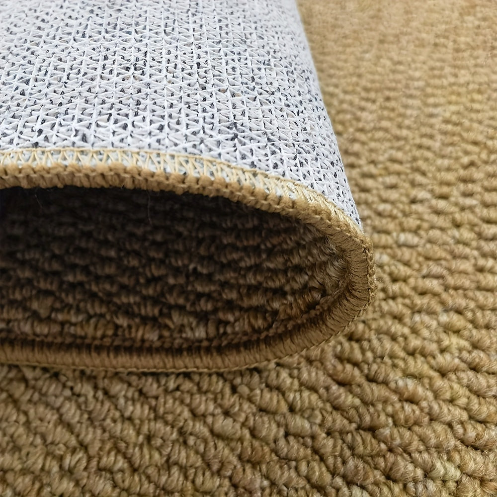 CALORA_ Stijlvolle Jute Deurmat - Zacht, Absorberend voor Binnen en Buiten