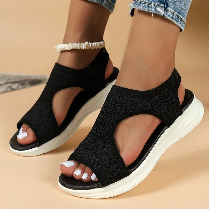 CALORA_ Stijlvolle Sandalen met Verlichting en Ondersteuning voor Comfort