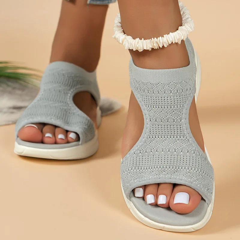 CALORA_ Stijlvolle Sandalen met Verlichting en Ondersteuning voor Comfort