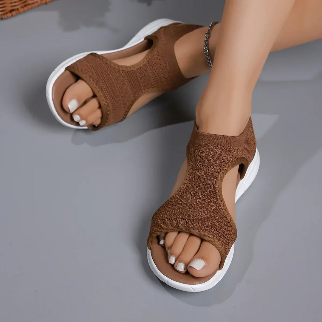 CALORA_ Stijlvolle Sandalen met Verlichting en Ondersteuning voor Comfort