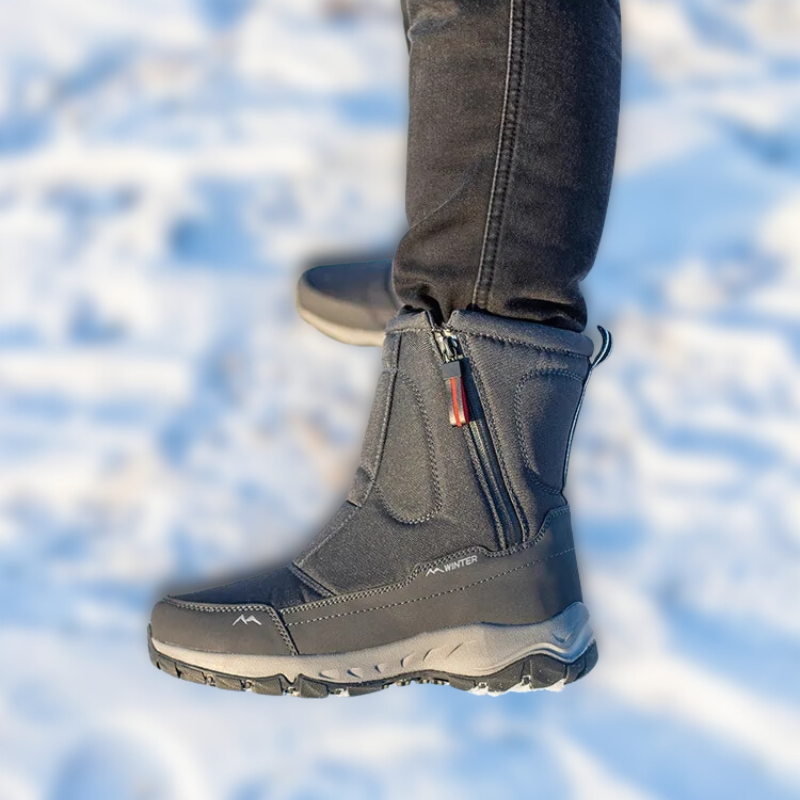 CALORA_ Stijlvolle Winter Snowboots met Comfortabele Pluche Voering