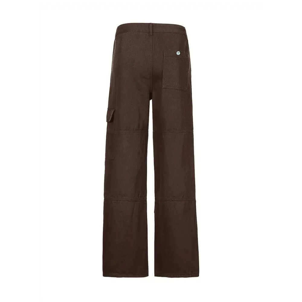 CALORA_ Stoere Cargobroek met zakken voor dames