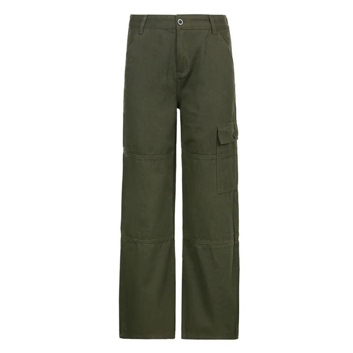 CALORA_ Stoere Cargobroek met zakken voor dames