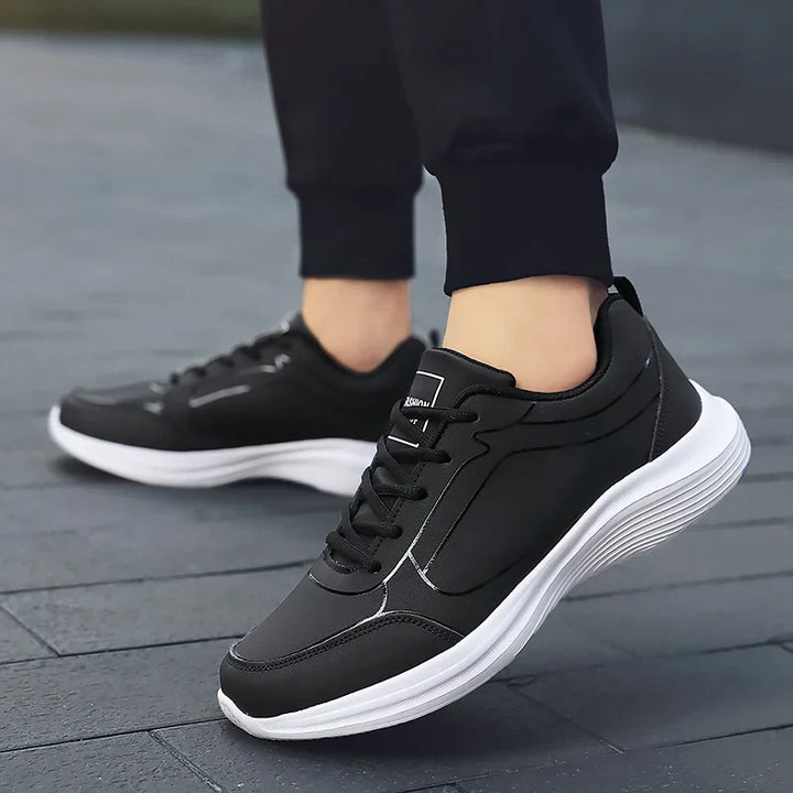 CALORA_ Strivio | Casual Leren Hardloop Schoenen Voor Heren Met Comfortabele Pasvorm