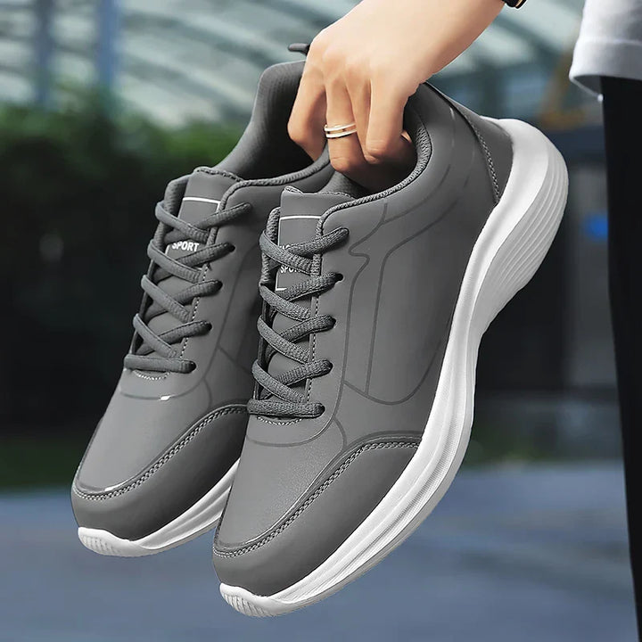 CALORA_ Strivio | Casual Leren Hardloop Schoenen Voor Heren Met Comfortabele Pasvorm